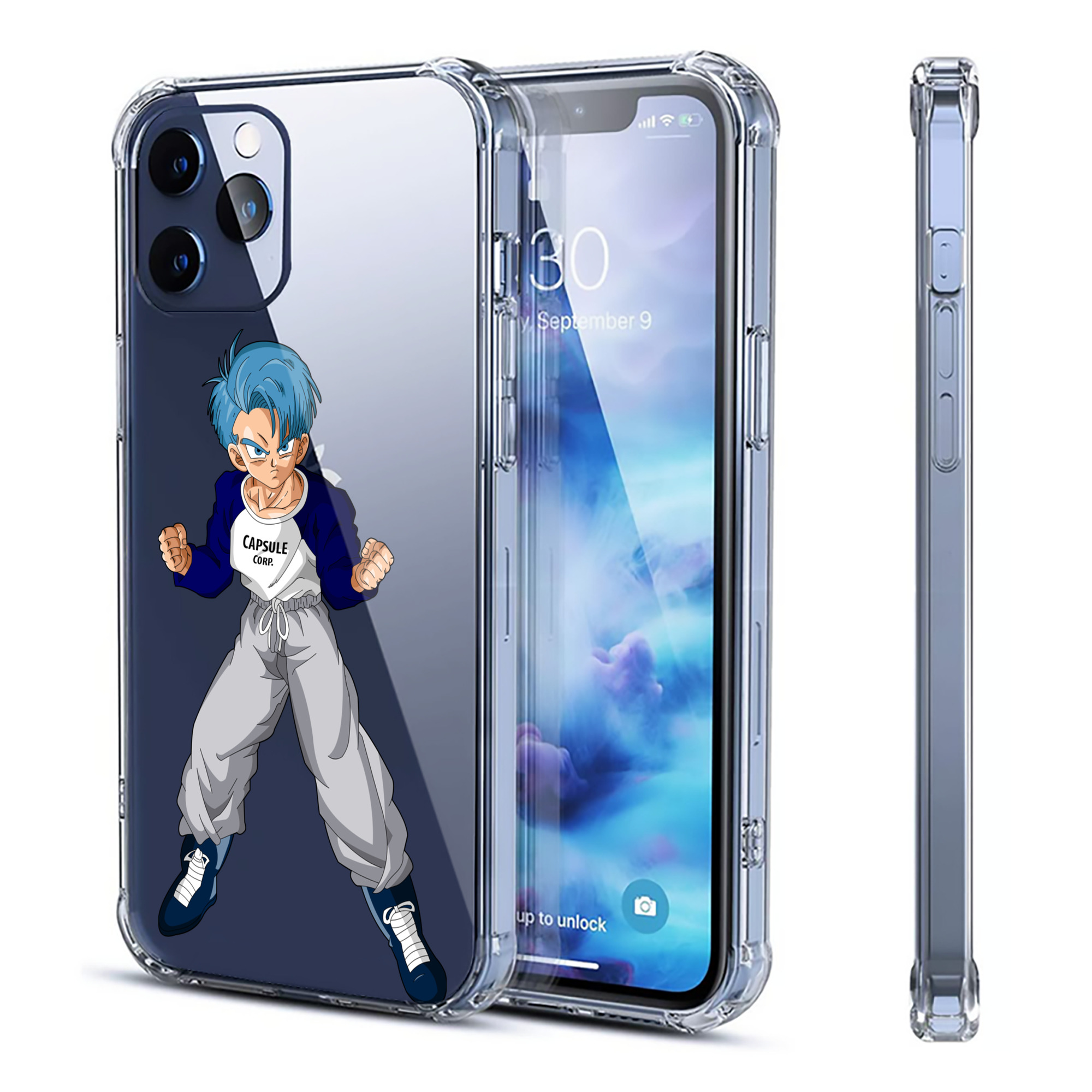 （画像用） ドラゴンボール DRAGON BALL 【iPhone 12シリーズ対応】透明スマホケース（クリアソフトケース）